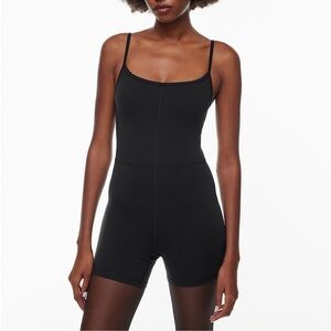 Wilfred Romper Bodysuit Aritzia Romper Black Size Medium